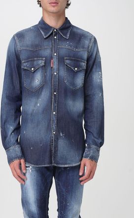 Dsquared2 Camicia Dsquared2 in denim di cotone