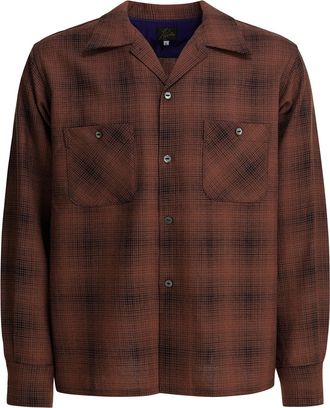 Needles Camisa One Up De Lana A Cuadros Agujas