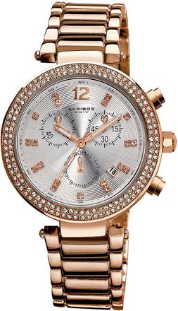 Akribos XXIV Akribos Xxiv Womens Stainless Steel Watch