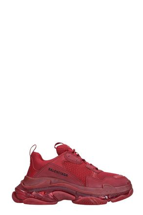 Balenciaga Sneakers Triple S in tecnico bordeaux