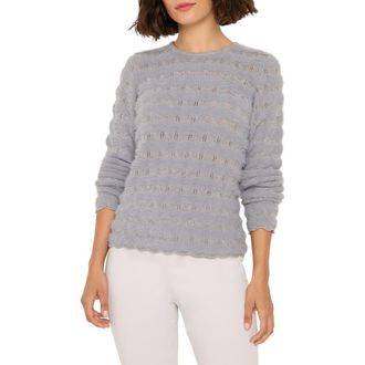 Nic+Zoe Cozy Waves Sweater in Shark Grey at Nordstrom Rack, Size X-Large