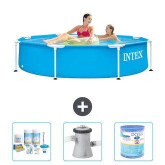 Intex Piscina Con Estructura Redonda - 244x51 Cm - 6-piezas S31408