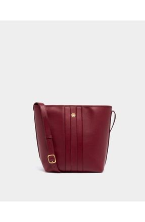 Bally Signature Bucket Bag in Leather in Red at Nordstrom
