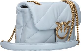 Pinko Pinko, Tassen, Dames, Blauw, ONE Size, Love Puff Mini
