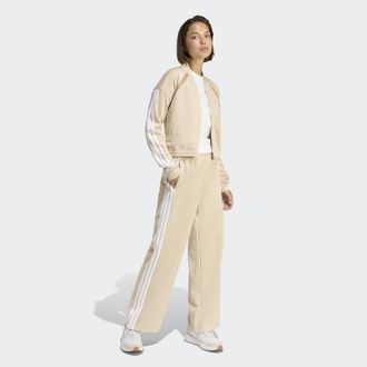 adidas Trainingsanzug ADIDAS SPORTSWEAR W TEAMSPORT TS, Damen, Gr. XXL, crli, wei&szlig;, Obermaterial: 53% Baumwolle, 47% Polyester, Sportanz&uuml;ge Trainingsanzug, J