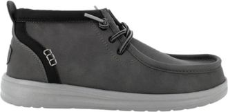 Hey Dude Klassieke Grip Wally Mid Schoenen - Heren - Veterlaarzen - Grijs - 41 EU - Schoenen