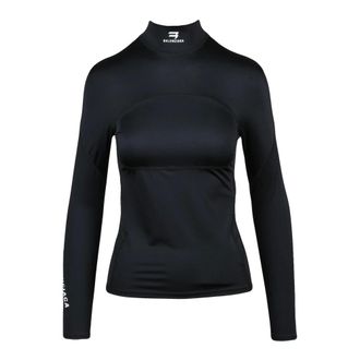 Balenciaga Dames, Tops, Zwart, Maat: M Tweed