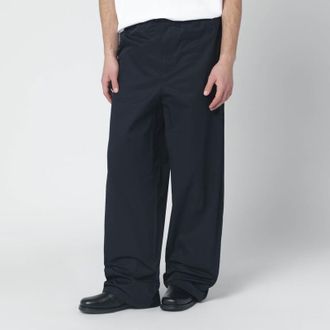 Jil Sander Midnight blue cotton trousers