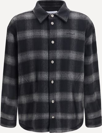Off-white Padded Flannel Jacket Male 50