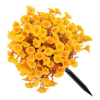 OEM Estaca De Flores Artificiales Que Simulan Plantas - Amarilla
