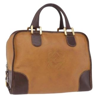 Loewe Pre-owned Hand Bag - Dames - Vintage Handtas - Bruin - ONE Size - Leer - Vintage