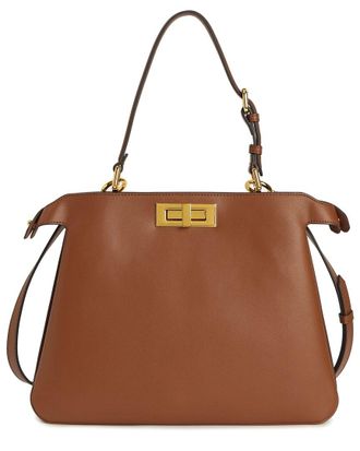 Tiffany & Fred Structured Leather Top-Handle Satchel