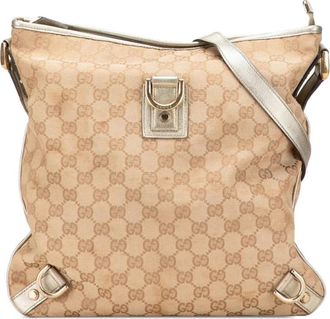 Gucci Pre-owned Cross Body Bags, female, Brown, Size: ONE SIZE Pre-owned Patterned Shoulder Bag