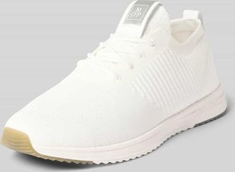 Marc O'Polo Low Top Sneaker mit strukturierter Stretch-Oberfl&auml;che in Weiss, Gr&ouml;&szlig;e 40