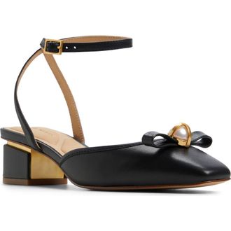 Ted Baker Mabel Ankle Strap Pump in Black at Nordstrom Rack, Size 7.5 M