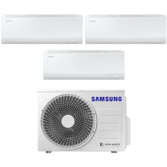Samsung Aire Acondicionado Trial Split Inverter Samsung Serie Cebu S2 7+9+9 Con Aj068txj3kg R-32 Wi-fi Integrado 7000+9000