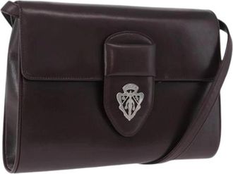 Gucci Pre-owned Vintage Schoudertas - Dames - Vintage Schoudertas - Bruin - ONE Size - Leer - Vintage