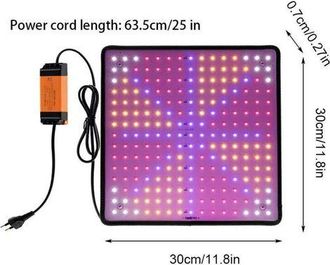 OEM L&aacute;mpara Led De Cultivo De Espectro Completo De 45 W Con Uv E Ir - Jinfgerne - Ideal Para El Crecimiento De Hortalizas En Todas Las Etapas