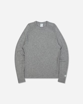 Nike Men s Tailored Performance Golf Crewneck Top Wolf Grey