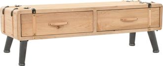vidaXL Vidaxl - Mueble Para Tv Madera Maciza De Abeto 120x33x35 Cm