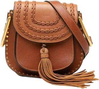 Chlo&eacute; Pre-owned Marcie Cross Body Bag - Dames - Vintage Schoudertas - Bruin - ONE Size - Leer - Vintage