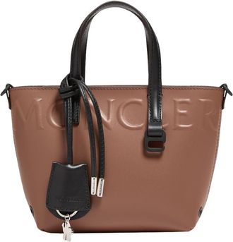 Moncler Moncler Very Micro Tote Bag, Women, Brown, Size: One Size