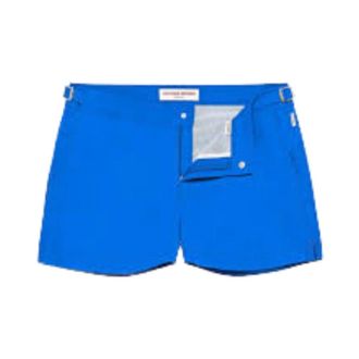 Orlebar Brown Beachwear, male, Blue, W32, Blue Swim Shorts Tailored Fit
