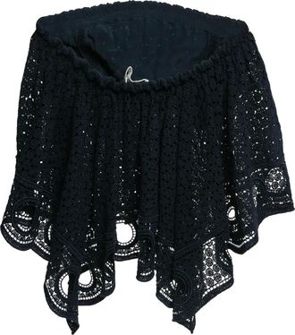 Chlo&eacute; strapless top - Blue