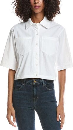 Bernardo Cropped Button Down Shirt