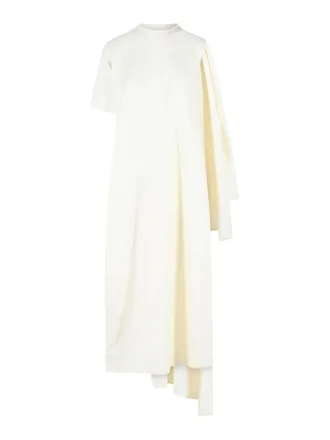 Coperni White viscose blend dress