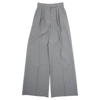 Max Mara Wide Trousers, female, Gray, Size: 2XS Acinoso1234 Wide Trousers