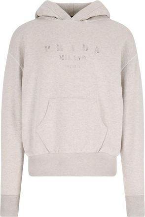 Prada Felpa Cappuccio Logo