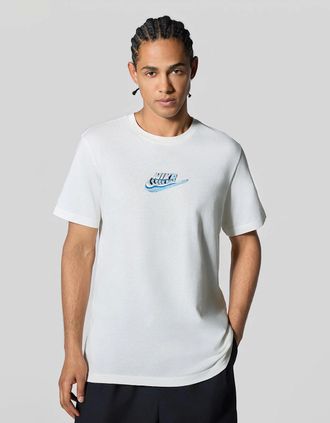 Nike Mens Nike Chrome Futura T-Shirt White - Size: 38