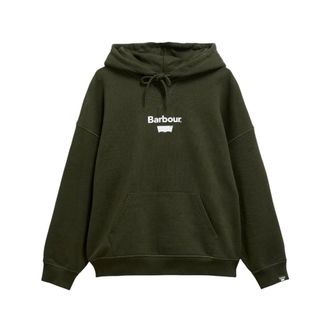 Barbour Hoodies & sweatvesten, Heren, Groen, S, Katoen, Graphic Hoodie