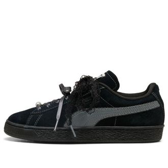Puma (WMNS) PUMA Suede Bloom Black Slate Sky 408330-03