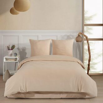 Blanc Avenue Juego de funda de edred&oacute;n 240x220 cm+ 2 FA 65x65 cm franela de algod&oacute;n