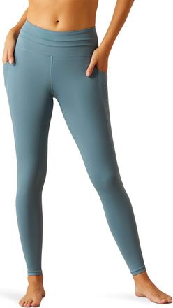 Ariat Womens Eos 2.0 Full Seat TightRiding Breech in Bluestone, Size X-Large, by Ariat