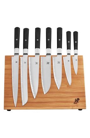 Miyabi Evo 10-Piece Knife Block Set in Stainless Steel at Nordstrom