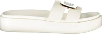 Laura Biagiotti Schoenen, Dames, Wit, 39 EU, Logo Slipper
