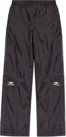 Balenciaga Wide Trousers, male, Black, Size: L 3B Sports Icon Ski Tracksuit Pants