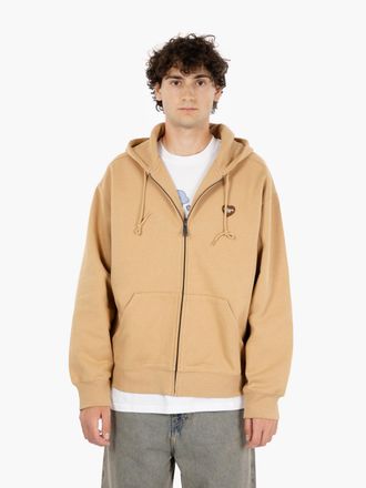 Carhartt Work in Progress Hooded Heart II sweat jacket dusty brown