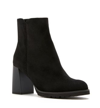 La Canadienne Maggie Boots Womens Black Block Heel Ankle Bootie ZOGG3691