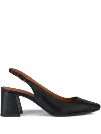 Geox 65mm pointed-toe block-heel pumps - Black