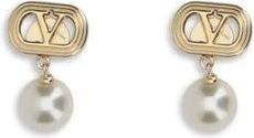 Valentino Garavani Ovalette Earrings - Dames - Oorbellen - Geel - ONE Size - Accessoires