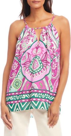 Karen Kane Keyhole Tank Top in Lilac at Nordstrom, Size X-Small