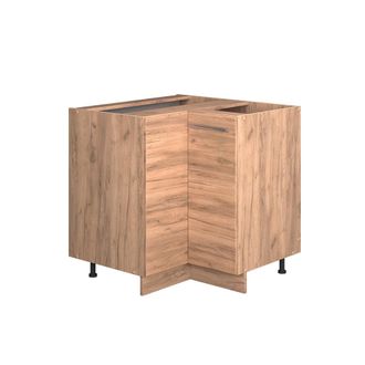 Vicco Mobile Ad Angolo Cucina Fame-line, Quercia Dorata, 80.5 Cm, Pl Marmo, Vicco