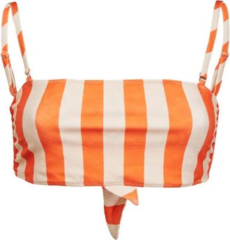 La DoubleJ 3-Way Bandeau Top - Dames - Tops zonder mouwen - Oranje - M - Nylon - Tops