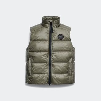 Canada Goose Cypress Vest Black Disc (Women, Smokey Sage, XS)