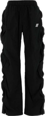 Alexander Wang Black Tech Fabric Cargo Pant
