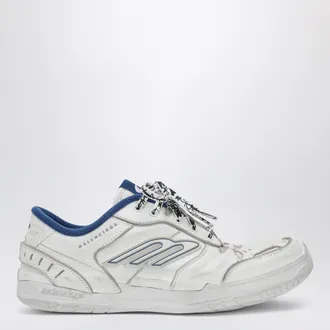 Balenciaga Sneaker Hamptons Worn-Out bianca/blu